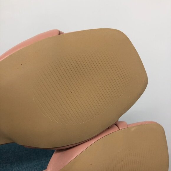 NWT Guess Factory Pastel Pink Sydni Cushioned Slide Heels with Box size 10 - Picture 8 of 16